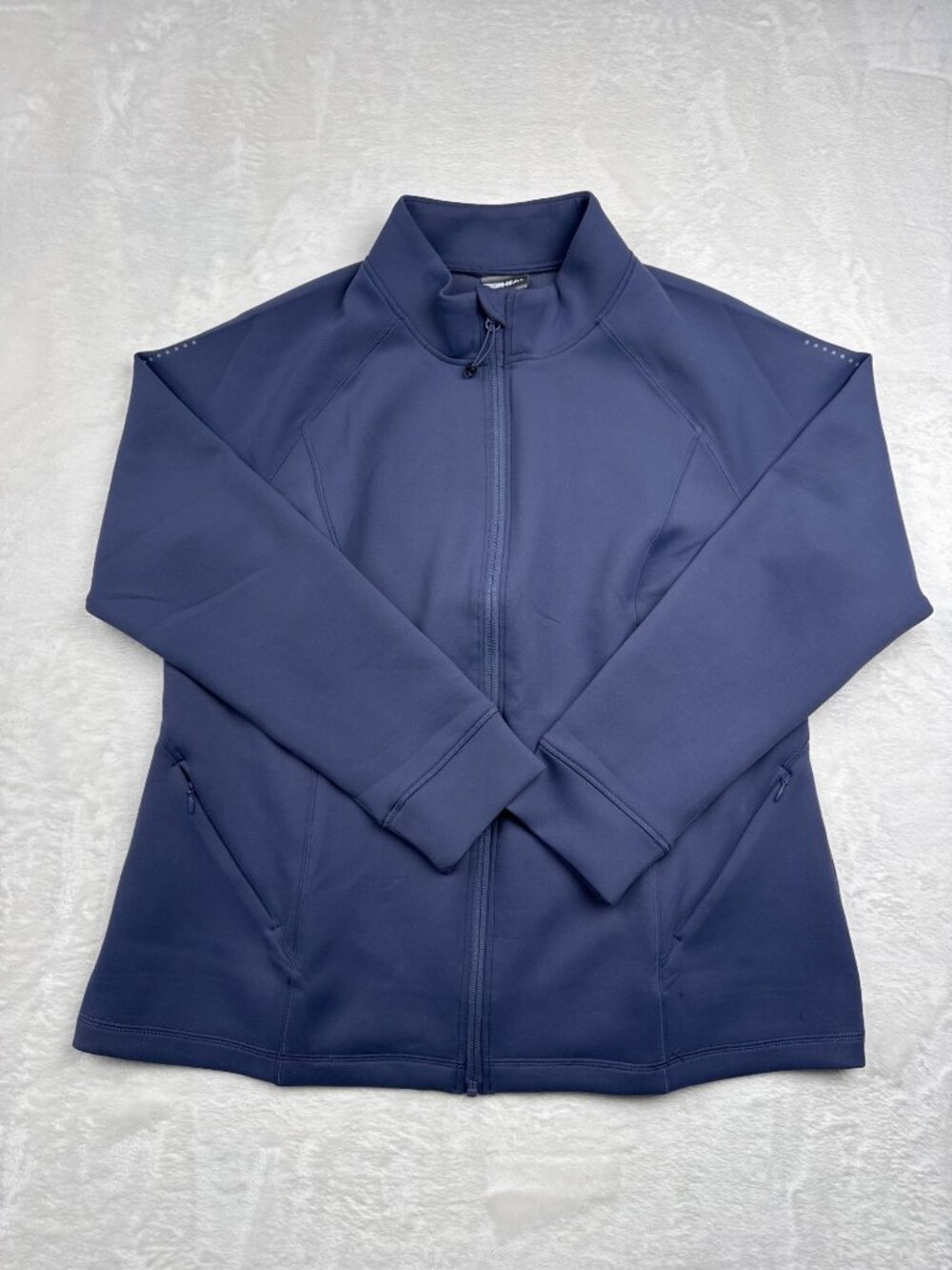 32 Degrees Heat Womens Navy Full-Zip Jacket Size L
